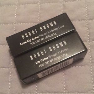 Two mini Bobbi Brown Lip Color